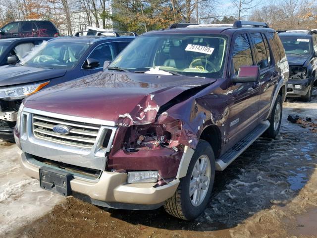 1FMEU74E56UB65712 - 2006 FORD EXPLORER E BURGUNDY photo 2