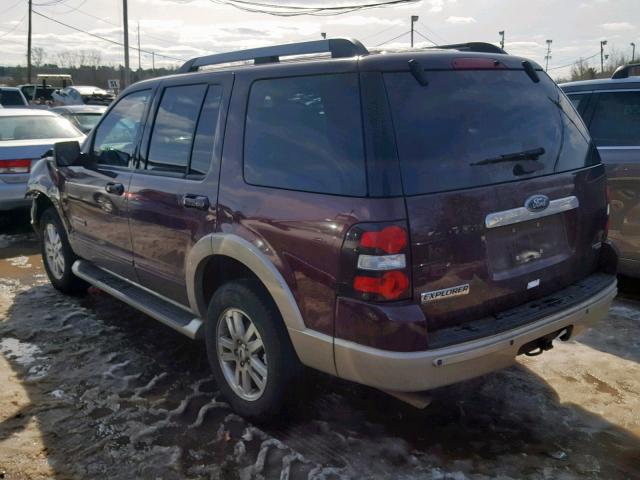 1FMEU74E56UB65712 - 2006 FORD EXPLORER E BURGUNDY photo 3