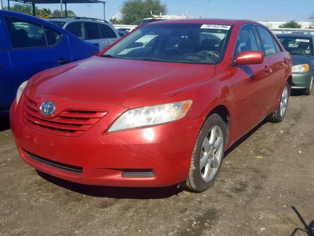 JTNBE46K773052126 - 2007 TOYOTA CAMRY NEW RED photo 2