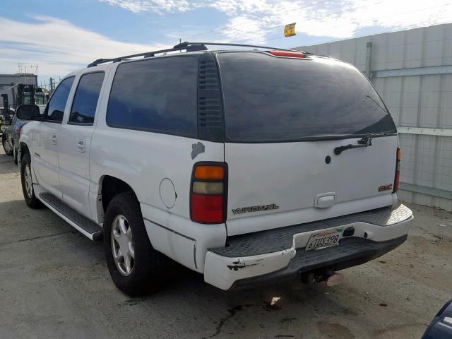 1GKFK66U06J107011 - 2006 GMC YUKON XL D WHITE photo 3