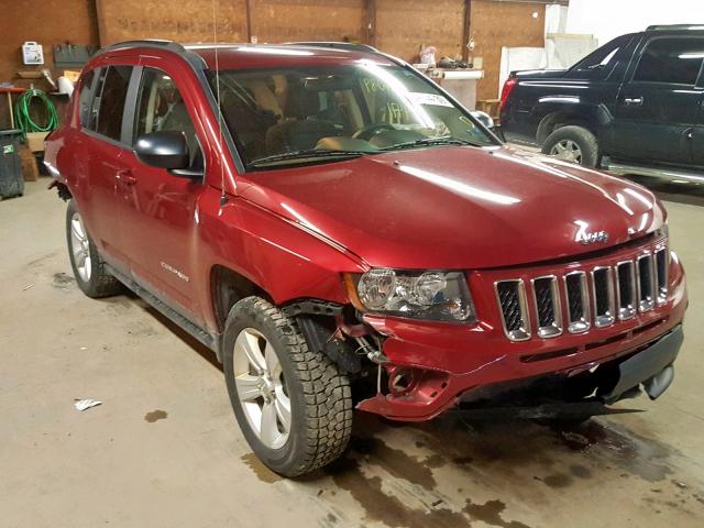 1C4NJDBB0FD206705 - 2015 JEEP COMPASS SP RED photo 1