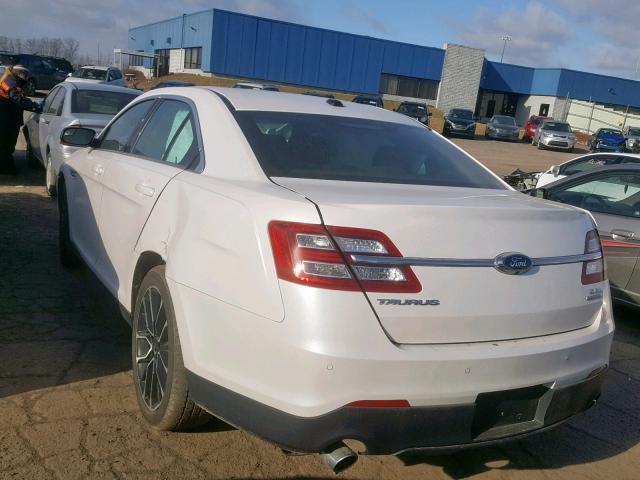 1FAHP2E87HG112618 - 2017 FORD TAURUS SEL WHITE photo 3