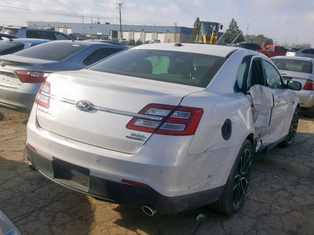 1FAHP2E87HG112618 - 2017 FORD TAURUS SEL WHITE photo 4