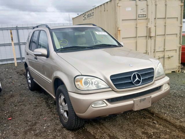 4JGAB54E12A353874 - 2002 MERCEDES-BENZ ML 320 GOLD photo 1