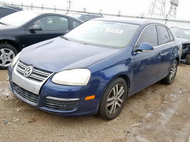 3VWRF71KX6M767016 - 2006 VOLKSWAGEN JETTA 2.5 BLUE photo 2