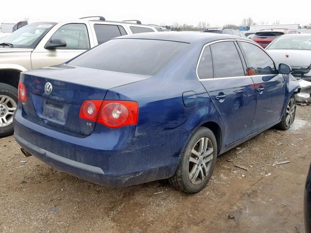 3VWRF71KX6M767016 - 2006 VOLKSWAGEN JETTA 2.5 BLUE photo 4