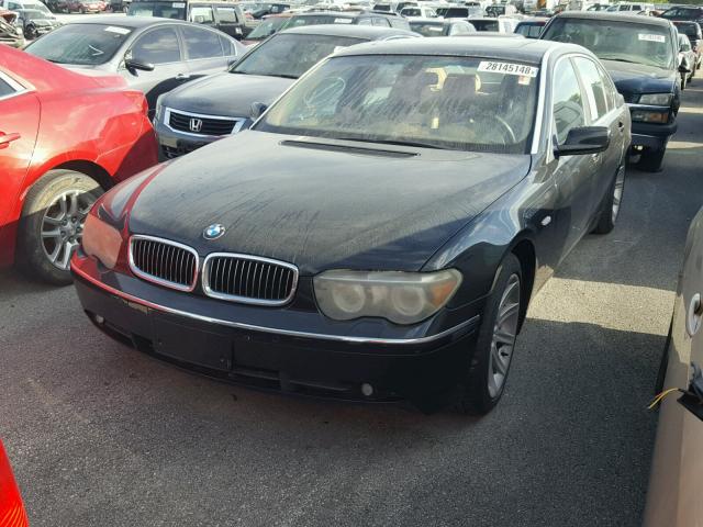 WBAGN63524DS52838 - 2004 BMW 745 LI BLACK photo 2