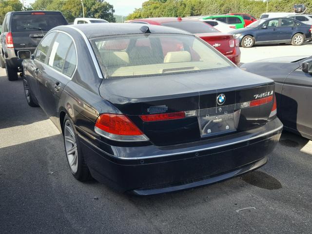 WBAGN63524DS52838 - 2004 BMW 745 LI BLACK photo 3