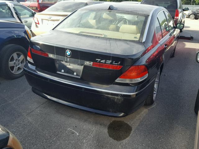 WBAGN63524DS52838 - 2004 BMW 745 LI BLACK photo 4