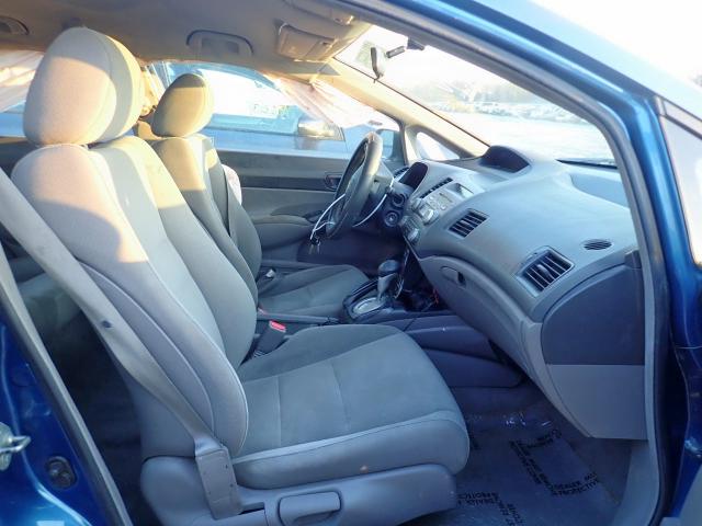 19XFA16339E015739 - 2009 HONDA CIVIC VP BLUE photo 5