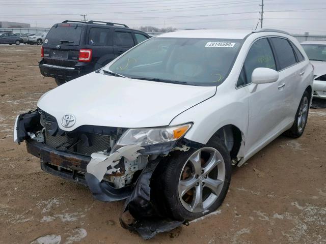 4T3BK3BB0AU033774 - 2010 TOYOTA VENZA BASE WHITE photo 2