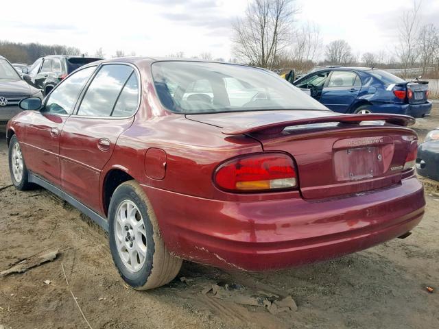 1G3WH52H61F211673 - 2001 OLDSMOBILE INTRIGUE G MAROON photo 3