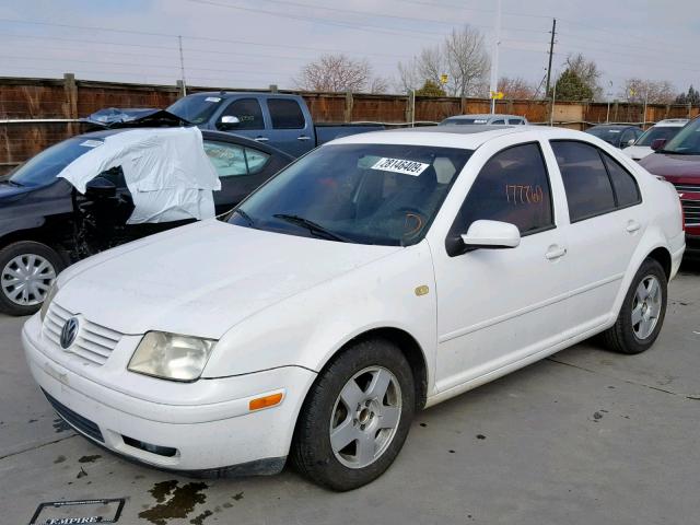 3VWSA29M4YM035606 - 2000 VOLKSWAGEN JETTA GLS WHITE photo 2