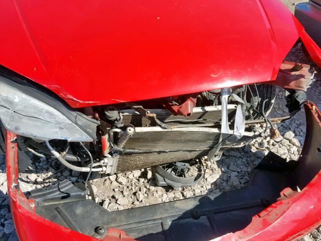 1FAFP34N37W225684 - 2007 FORD FOCUS ZX4 RED photo 9
