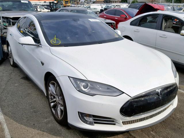 5YJSA1CP3DFP07931 - 2013 TESLA MODEL S WHITE photo 1