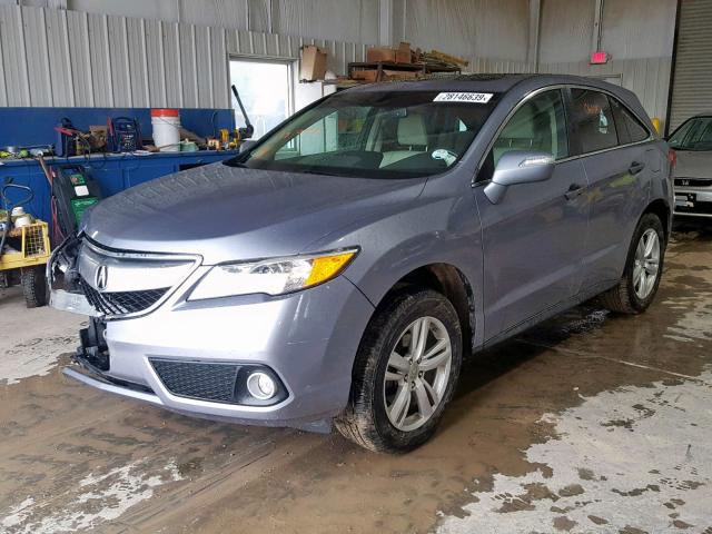 5J8TB3H53EL007122 - 2014 ACURA RDX TECHNO BLUE photo 2