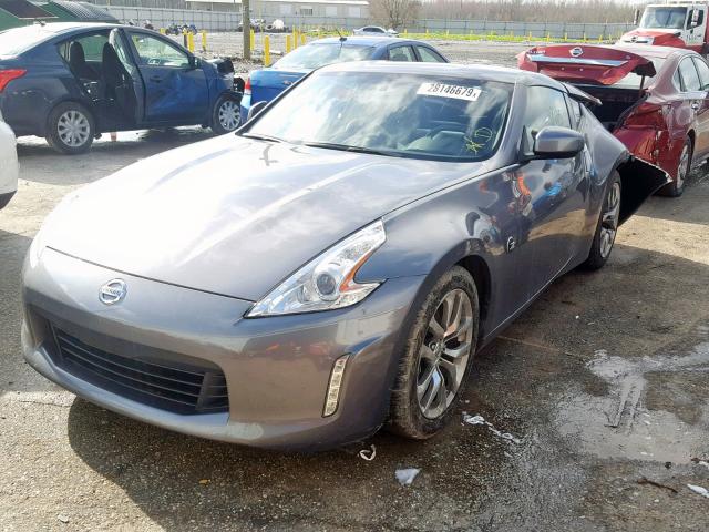 JN1AZ4EH0DM383472 - 2013 NISSAN 370Z BASE GRAY photo 2