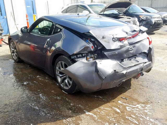 JN1AZ4EH0DM383472 - 2013 NISSAN 370Z BASE GRAY photo 3