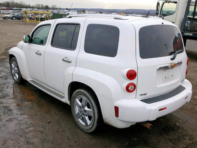 3GNBABFW1BS504217 - 2011 CHEVROLET HHR LT WHITE photo 3