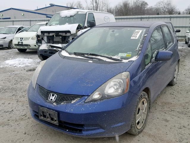 JHMGE8H33CC033671 - 2012 HONDA FIT BLUE photo 2