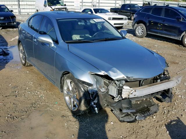 JTHBK262795098031 - 2009 LEXUS IS 250 BLUE photo 1