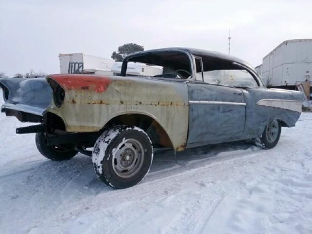 VC570140173 - 1957 CHEVROLET BEL AIR GRAY photo 1