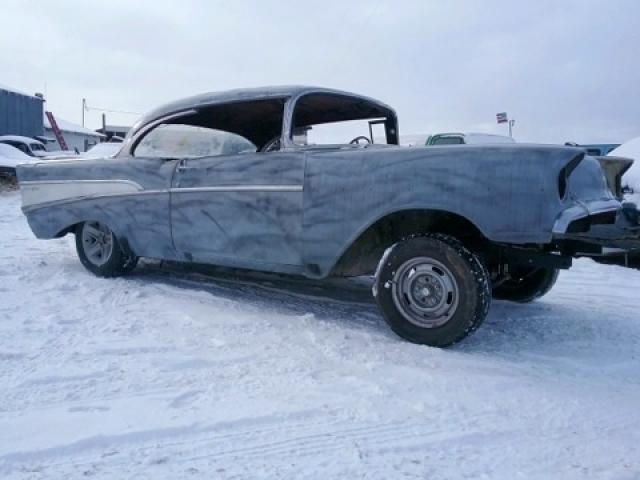 VC570140173 - 1957 CHEVROLET BEL AIR GRAY photo 5