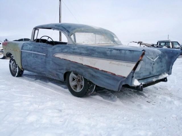 VC570140173 - 1957 CHEVROLET BEL AIR GRAY photo 7