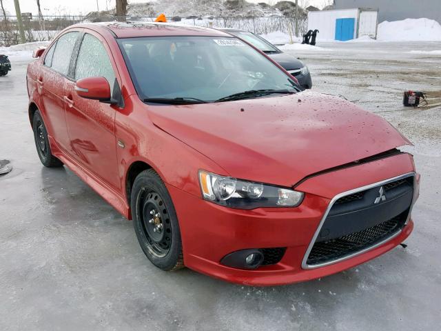 JA32U2FU4FU601852 - 2015 MITSUBISHI LANCER ES RED photo 1