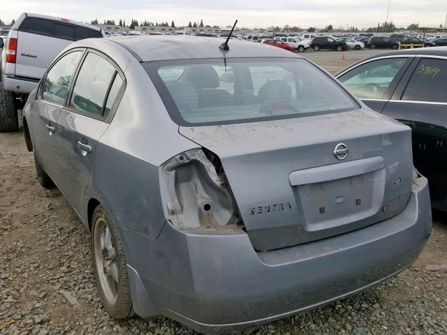 3N1AB61E37L661016 - 2007 NISSAN SENTRA 2.0 SILVER photo 3