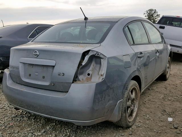 3N1AB61E37L661016 - 2007 NISSAN SENTRA 2.0 SILVER photo 4