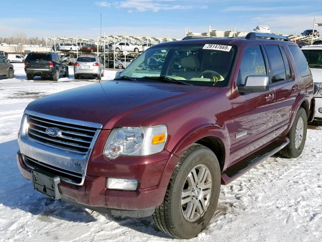 1FMEU75826UB40078 - 2006 FORD EXPLORER L MAROON photo 2