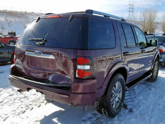 1FMEU75826UB40078 - 2006 FORD EXPLORER L MAROON photo 4