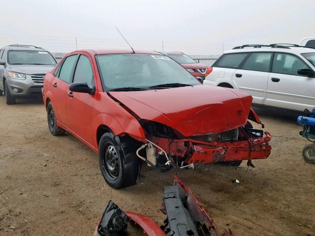 1FAFP34N67W293364 - 2007 FORD FOCUS ZX4 RED photo 1