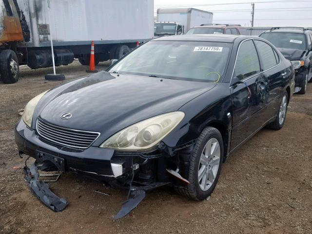 JTHBA30G065152780 - 2006 LEXUS ES 330 BLACK photo 2