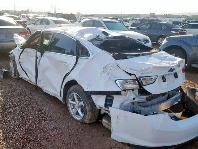 1G1ZB5ST5HF108072 - 2017 CHEVROLET MALIBU LS WHITE photo 3