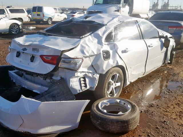 1G1ZB5ST5HF108072 - 2017 CHEVROLET MALIBU LS WHITE photo 4