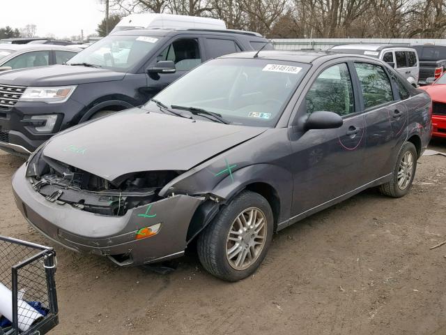 1FAHP34NX6W131504 - 2006 FORD FOCUS ZX4 GRAY photo 2