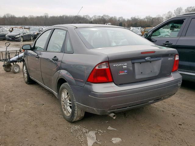 1FAHP34NX6W131504 - 2006 FORD FOCUS ZX4 GRAY photo 3