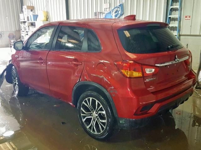 JA4AR3AW1JU001130 - 2018 MITSUBISHI OUTLANDER RED photo 3