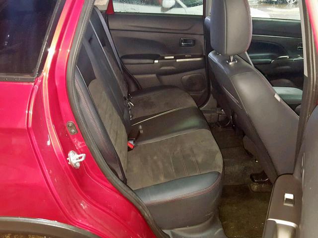 JA4AR3AW1JU001130 - 2018 MITSUBISHI OUTLANDER RED photo 6