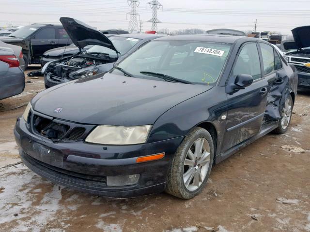 YS3FD49Y571111266 - 2007 SAAB 9-3 2.0T BLACK photo 2