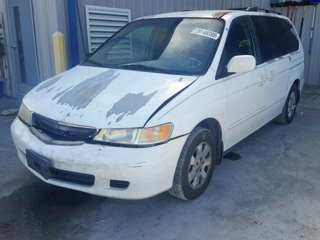 5FNRL18854B123802 - 2004 HONDA ODYSSEY EX WHITE photo 2