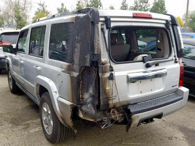 1J8HG58227C530294 - 2007 JEEP COMMANDER ვერცხლისფერი ფოტო 3