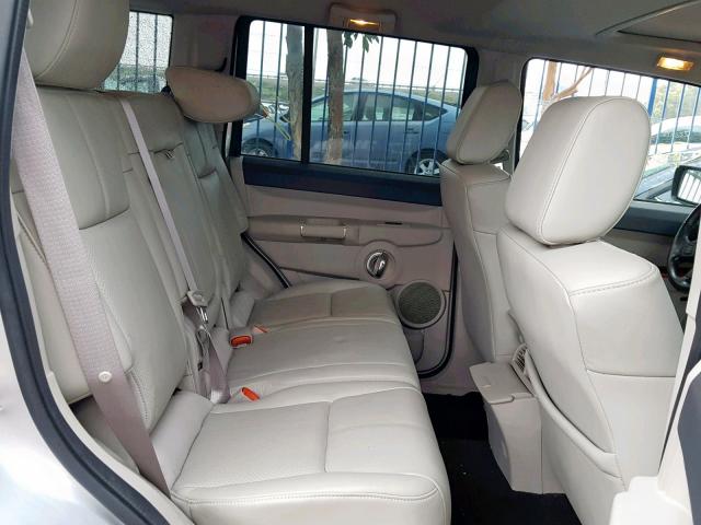 1J8HG58227C530294 - 2007 JEEP COMMANDER ვერცხლისფერი ფოტო 6