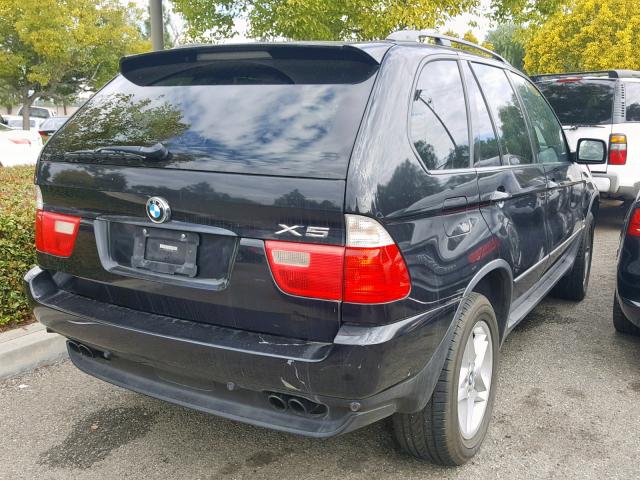 5UXFB33543LH43455 - 2003 BMW X5 4.4I BLACK photo 4
