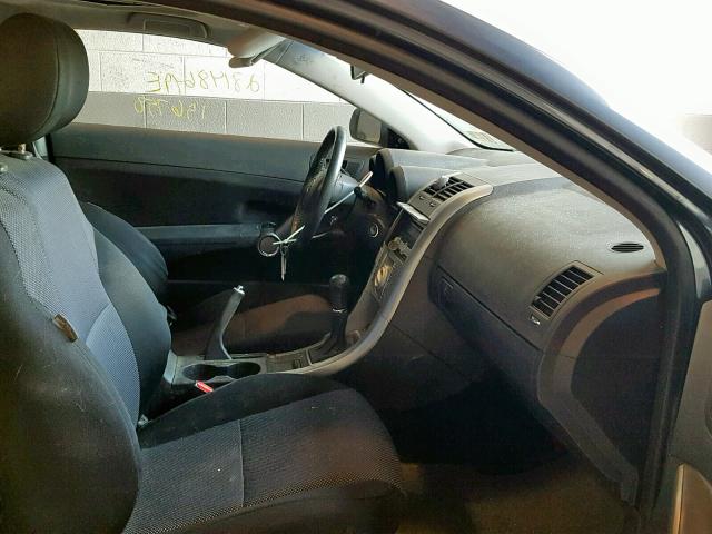 JTKDE167780247484 - 2008 TOYOTA SCION TC შავი ფოტო 5