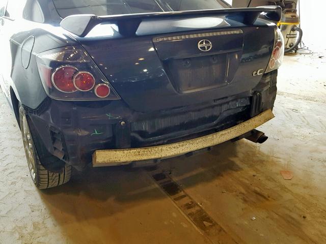 JTKDE167780247484 - 2008 TOYOTA SCION TC შავი ფოტო 9