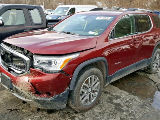 1GKKNSLA1JZ107957 - 2018 GMC ACADIA SLE RED photo 9