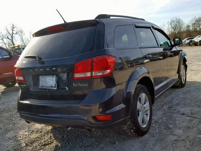 3C4PDDBG5CT166588 - 2012 DODGE JOURNEY SX BLACK photo 4